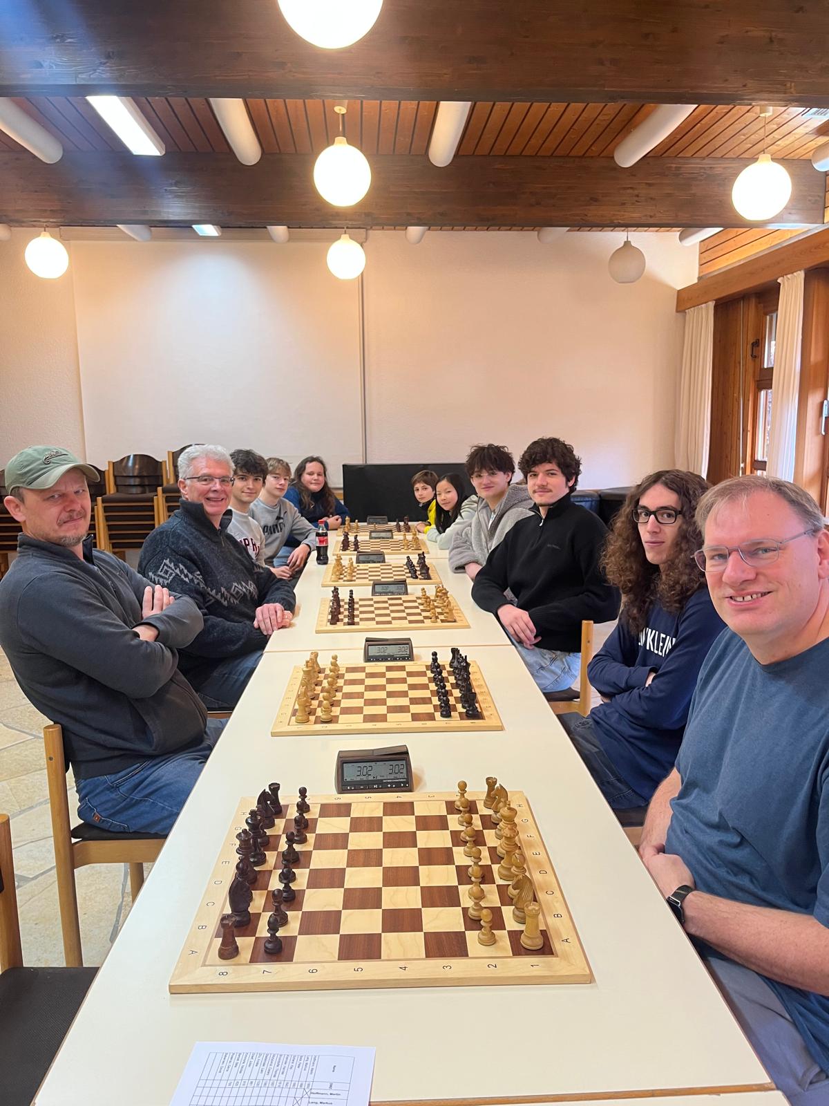 Martin Hoffmann wird Vereinsmeister im Blitzschach